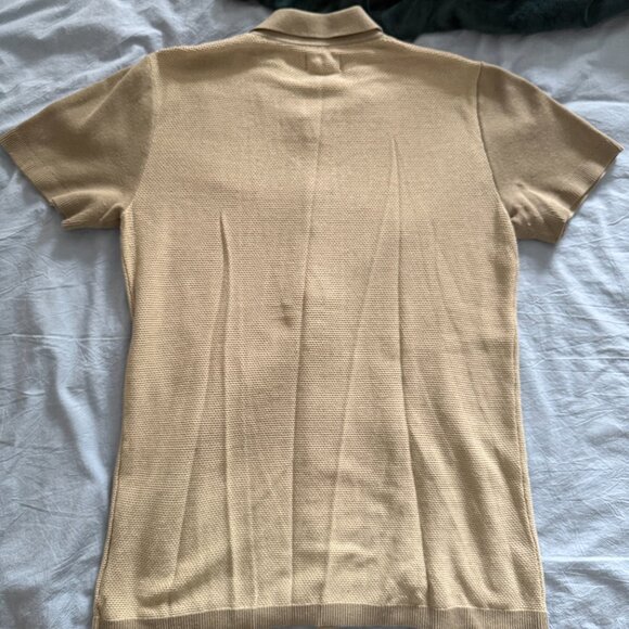 Taylor Stitch The Button Down Polo in Arid Eucalyptus Seed Stitch - Size XL (44) - Picture 4 of 7